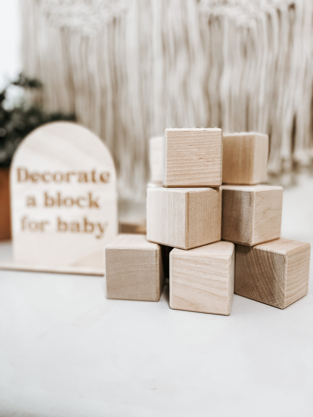 Baby Shower Block Activity