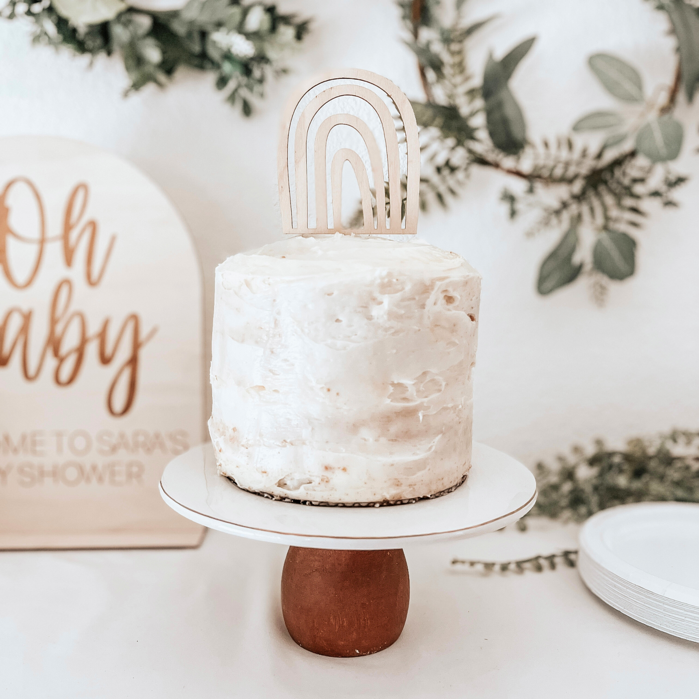 Rainbow Cake Topper