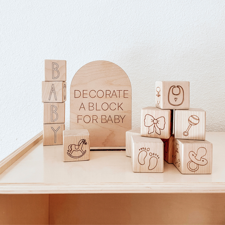 Baby Shower Block Activity