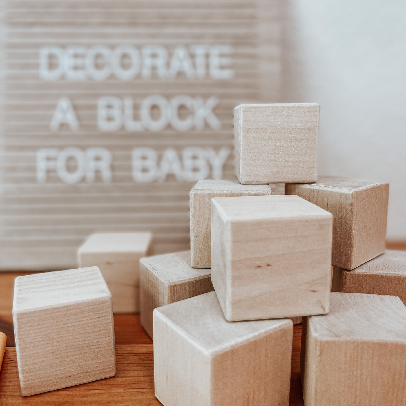 Baby Shower Block Activity