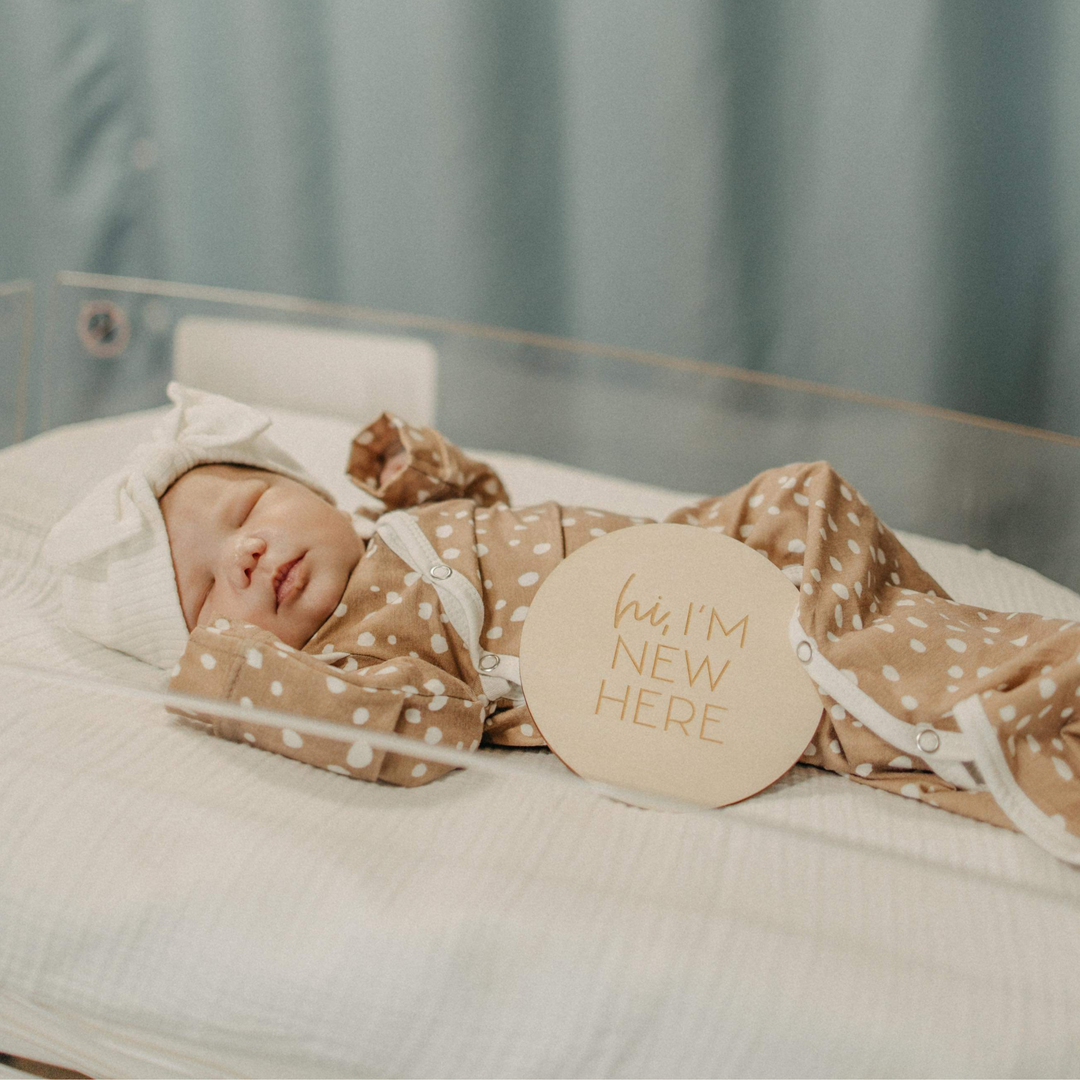 Hi, I'm new here - Newborn Baby Plaque