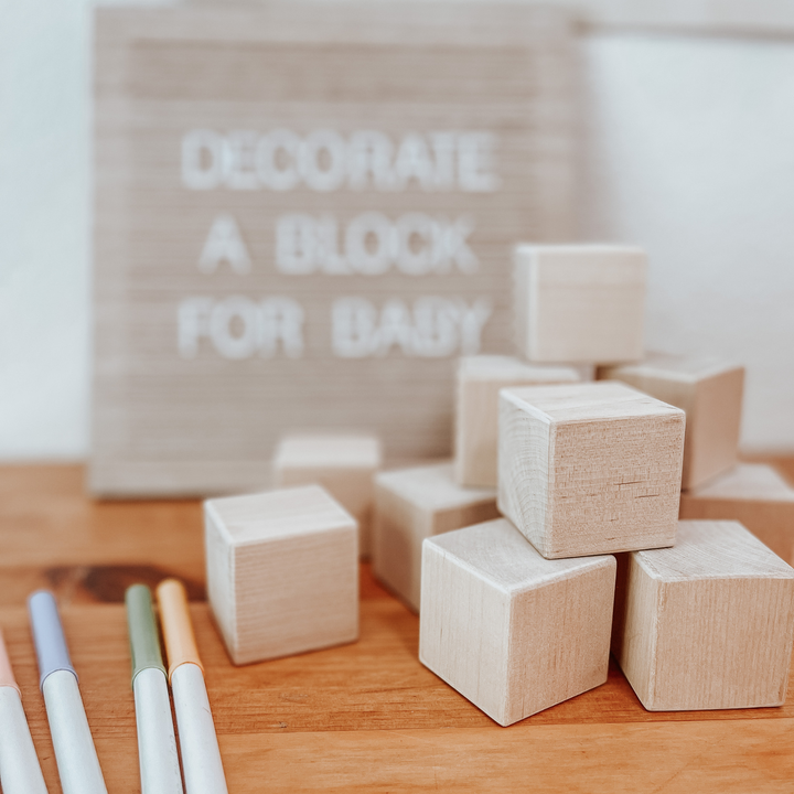 Baby Shower Block Activity