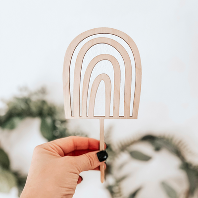 Rainbow Cake Topper