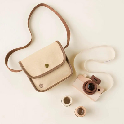 Wooden Play Camera Set for Toddlers
